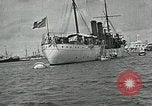 Standbild mexikanischen federal Kriegsschiffe vor Anker während der mexikanischen Revolution Veracruz Mexiko, 1914, aus Sekunde 25 historischem Filmmaterial Videoclip 65675029267