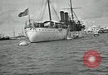 Standbild mexikanischen federal Kriegsschiffe vor Anker während der mexikanischen Revolution Veracruz Mexiko, 1914, aus Sekunde 26 historischem Filmmaterial Videoclip 65675029267