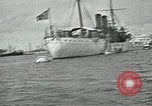 Standbild mexikanischen federal Kriegsschiffe vor Anker während der mexikanischen Revolution Veracruz Mexiko, 1914, aus Sekunde 28 historischem Filmmaterial Videoclip 65675029267