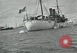 Standbild mexikanischen federal Kriegsschiffe vor Anker während der mexikanischen Revolution Veracruz Mexiko, 1914, aus Sekunde 29 historischem Filmmaterial Videoclip 65675029267
