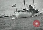 Standbild mexikanischen federal Kriegsschiffe vor Anker während der mexikanischen Revolution Veracruz Mexiko, 1914, aus Sekunde 30 historischem Filmmaterial Videoclip 65675029267