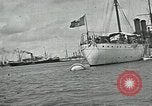 Standbild mexikanischen federal Kriegsschiffe vor Anker während der mexikanischen Revolution Veracruz Mexiko, 1914, aus Sekunde 32 historischem Filmmaterial Videoclip 65675029267