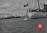Standbild mexikanischen federal Kriegsschiffe vor Anker während der mexikanischen Revolution Veracruz Mexiko, 1914, aus Sekunde 33 historischem Filmmaterial Videoclip 65675029267