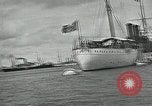 Standbild mexikanischen federal Kriegsschiffe vor Anker während der mexikanischen Revolution Veracruz Mexiko, 1914, aus Sekunde 34 historischem Filmmaterial Videoclip 65675029267