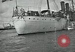 Standbild mexikanischen federal Kriegsschiffe vor Anker während der mexikanischen Revolution Veracruz Mexiko, 1914, aus Sekunde 37 historischem Filmmaterial Videoclip 65675029267