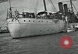 Standbild mexikanischen federal Kriegsschiffe vor Anker während der mexikanischen Revolution Veracruz Mexiko, 1914, aus Sekunde 39 historischem Filmmaterial Videoclip 65675029267