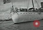 Standbild mexikanischen federal Kriegsschiffe vor Anker während der mexikanischen Revolution Veracruz Mexiko, 1914, aus Sekunde 41 historischem Filmmaterial Videoclip 65675029267