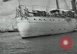 Standbild mexikanischen federal Kriegsschiffe vor Anker während der mexikanischen Revolution Veracruz Mexiko, 1914, aus Sekunde 42 historischem Filmmaterial Videoclip 65675029267