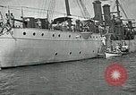 Standbild mexikanischen federal Kriegsschiffe vor Anker während der mexikanischen Revolution Veracruz Mexiko, 1914, aus Sekunde 45 historischem Filmmaterial Videoclip 65675029267