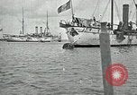 Standbild mexikanischen federal Kriegsschiffe vor Anker während der mexikanischen Revolution Veracruz Mexiko, 1914, aus Sekunde 54 historischem Filmmaterial Videoclip 65675029267