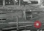 Image of Sawmill operations Arkhangelsk Russia, 1918, second 10 stock footage video 65675029279