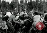 Image of Russian women work removing stumps Archangel Russia, 1918, second 22 stock footage video 65675029280