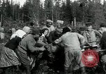 Image of Russian women work removing stumps Archangel Russia, 1918, second 23 stock footage video 65675029280