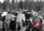 Image of Russian women work removing stumps Archangel Russia, 1918, second 25 stock footage video 65675029280