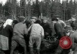 Image of Russian women work removing stumps Archangel Russia, 1918, second 26 stock footage video 65675029280
