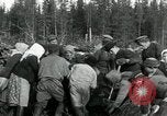 Image of Russian women work removing stumps Archangel Russia, 1918, second 29 stock footage video 65675029280