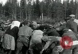 Image of Russian women work removing stumps Archangel Russia, 1918, second 31 stock footage video 65675029280
