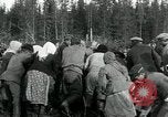 Image of Russian women work removing stumps Archangel Russia, 1918, second 33 stock footage video 65675029280