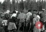 Image of Russian women work removing stumps Archangel Russia, 1918, second 35 stock footage video 65675029280