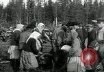 Image of Russian women work removing stumps Archangel Russia, 1918, second 36 stock footage video 65675029280