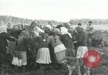 Image of Russian women work removing stumps Archangel Russia, 1918, second 38 stock footage video 65675029280