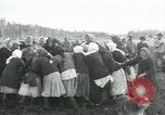 Image of Russian women work removing stumps Archangel Russia, 1918, second 41 stock footage video 65675029280
