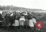 Image of Russian women work removing stumps Archangel Russia, 1918, second 47 stock footage video 65675029280
