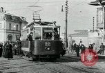 Image of US soldiers and sailors on a streetcar Archangel Russia, 1918, second 8 stock footage video 65675029281