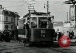 Image of US soldiers and sailors on a streetcar Archangel Russia, 1918, second 9 stock footage video 65675029281
