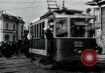 Image of US soldiers and sailors on a streetcar Archangel Russia, 1918, second 10 stock footage video 65675029281