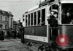 Image of US soldiers and sailors on a streetcar Archangel Russia, 1918, second 11 stock footage video 65675029281