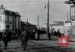 Image of US soldiers and sailors on a streetcar Archangel Russia, 1918, second 15 stock footage video 65675029281