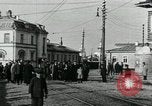 Image of US soldiers and sailors on a streetcar Archangel Russia, 1918, second 18 stock footage video 65675029281