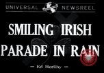 Standbild St Patrick's Day Parade New York City USA, 1943, aus Sekunde 1 historischem Filmmaterial Videoclip 65675029286