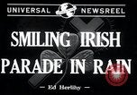 Standbild St Patrick's Day Parade New York City USA, 1943, aus Sekunde 3 historischem Filmmaterial Videoclip 65675029286