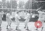Standbild New York Giants Ausbildung in Zweiten Weltkrieg College Park Maryland USA, 1943, aus Sekunde 31 historischem Filmmaterial Videoclip 65675029287