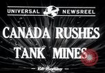 Standbild tank Minen Kanada, 1943, aus Sekunde 3 historischem Filmmaterial Videoclip 65675029290