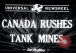 Standbild tank Minen Kanada, 1943, aus Sekunde 6 historischem Filmmaterial Videoclip 65675029290