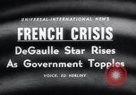 Immagine di Il generale De Gaulle Parigi Francia, 1958, secondo 3 filmato di repertorio 65675029298