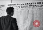Image of Parliamentary elections Italy, 1958, second 15 stock footage video 65675029299