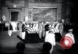 Image of bodies of unknown soldiers Washington DC USA, 1958, second 23 stock footage video 65675029300