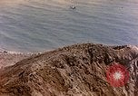 Image of volcano crater Iwo Jima, 1945, second 4 stock footage video 65675029314