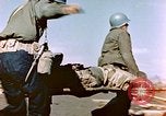 Image of Wounded US Marines on D-Day of Iwo Jima Iwo Jima, 1945, second 23 stock footage video 65675029319