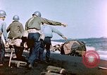 Image of Wounded US Marines on D-Day of Iwo Jima Iwo Jima, 1945, second 26 stock footage video 65675029319