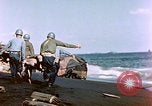 Image of Wounded US Marines on D-Day of Iwo Jima Iwo Jima, 1945, second 28 stock footage video 65675029319