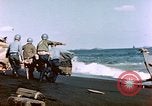 Image of Wounded US Marines on D-Day of Iwo Jima Iwo Jima, 1945, second 29 stock footage video 65675029319