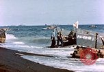 Image of Wounded US Marines on D-Day of Iwo Jima Iwo Jima, 1945, second 38 stock footage video 65675029319