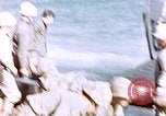 Image of Wounded US Marines on D-Day of Iwo Jima Iwo Jima, 1945, second 44 stock footage video 65675029319