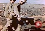 Image of Wounded US Marines on D-Day of Iwo Jima Iwo Jima, 1945, second 62 stock footage video 65675029319