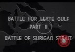 Standbild Seeschlacht im Surigao Strait Leyte Philippinen, 1944, aus Sekunde 3 historischem Filmmaterial Videoclip 65675029331